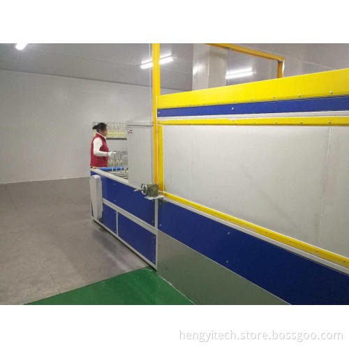 spray coating tunnel drying oven